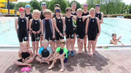 Triathlon Saisonstart gelungen 16 Mädchen und Jungen aus Bokeloh haben sich am Sonntag, den 22.05.