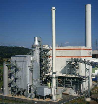 Heißdampftemperatur : 462 C Elektrische Leistung : 20 MW Altholz A1-A4 2006 Mark-E Aktiengesellschaft für