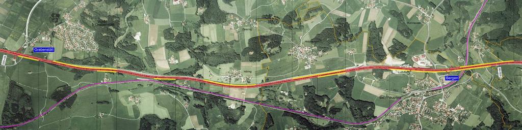Einhausungen im Bereich von Bernau wurden aufgrund der Dammlage der A 8 (u.a. im Bereich der erst neu gebauten Bahnbrücke) und der damit verbundenen Unverträglichkeit mit dem Landschafts- und Ortsbild und der sehr hohen Kosten verworfen.