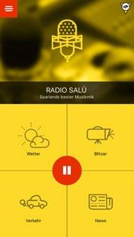 Die RADIO SALÜ App ist sowohl über Apple iphone als auch über Android empfangbar und in der Bedienbarkeit primär an die mobilen Bedürfnisse der Nutzer angepasst.