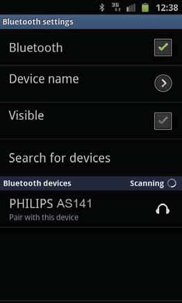 4 Wiedergeben und Aufladen Mit diesem Dockinglautsprecher können Sie Audioinhalte auf zwei Arten genießen: Über eine manuelle Bluetooth-Verbindung; Über eine automatische Bluetooth- Verbindung mit