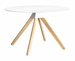 Cuckoo The Wild Bunch design Konstantin Grcic, 2016 Traffic design Konstantin Grcic, 2016 Table Material: frame in solid beech, natural or stained. Joint in polypropylene with glass fibre added.
