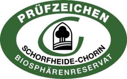 1998 wurde mit dem Prüfzeichen Schorfheide-Chorin ein lokales Qualitätskennzeichen eingeführt (Abb. 1).
