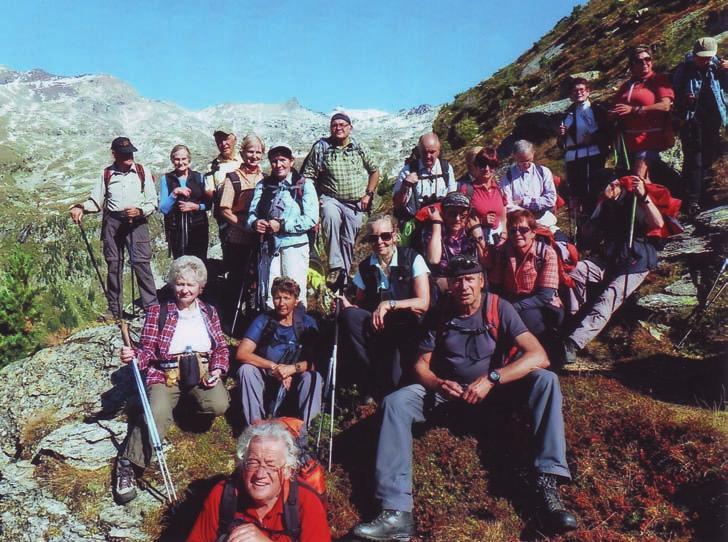 Oktober insgesamt 31 Wanderungen bzw. Bergtouren leichte, aber auch recht anspruchsvolle durchgeführt. An den Touren haben 679 wanderfreudige AV-Senioren, darunter auch einige Gäste, teilgenommen.
