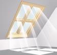 Langes Wohndachfenster = mehr Lichteinfall, Raum dadurch optimal ausgeleuchtet Lichtdurchflutetes Wohnen durch Vierlingseinbau Fassaden-Anschlussfenster erweitern den Ausblick nach unten