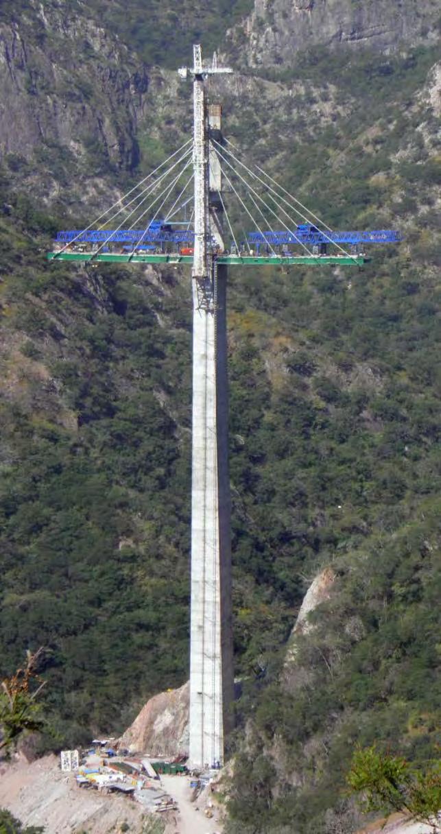Puente El Carrizo, Mexico Maximale Hubhöhe: 200 m Gewicht pro Element: 60-80 t