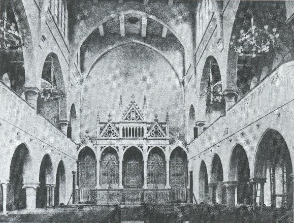 90 Opplers theoretische Erwägungen im Synagogenbau gingen dahin, die Juden durch Verwendung christlichdeutscher Formen und Stile als Teil der deutschen Nation auszuweisen.