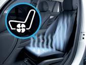 Nur mit Sitzheizung für Fahrer und Beifahrer (873), Sitzklimatisierung für Fahrer und Beifahrer (401), Aktiv-Multikontursitz-Paket (432) oder Wärme-Komfort-Paket (P68) und mit Leder/Leder Nappa d