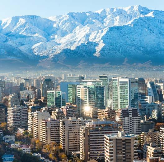 PRAK Spanisch Chile/Peru 139 Santiago de Chile, Lima & Viña del Mar ECELA Santiago de Chile Santiago de Chile (5 Mio. Einwohner) ist die modernste und sicherste Stadt in ganz Lateinamerika.