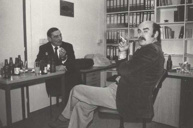 Die Einweihung der Außenstelle in Spandau 1976: Prof.