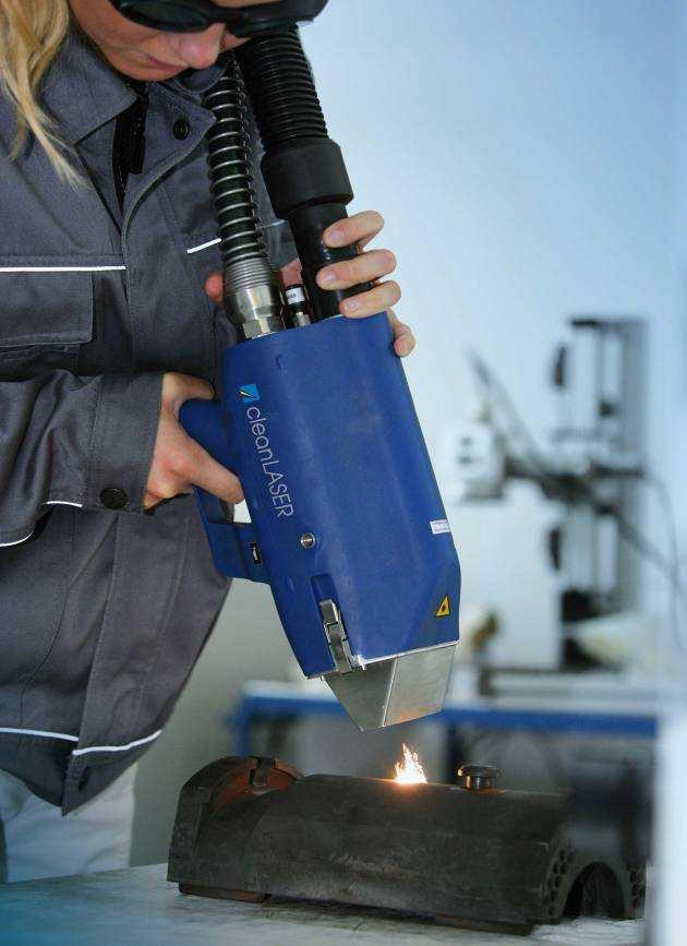 Laserstrahl-Reinigungssystem zur Entschichtung von Oberflächen Clean-Lasersysteme GmbH,
