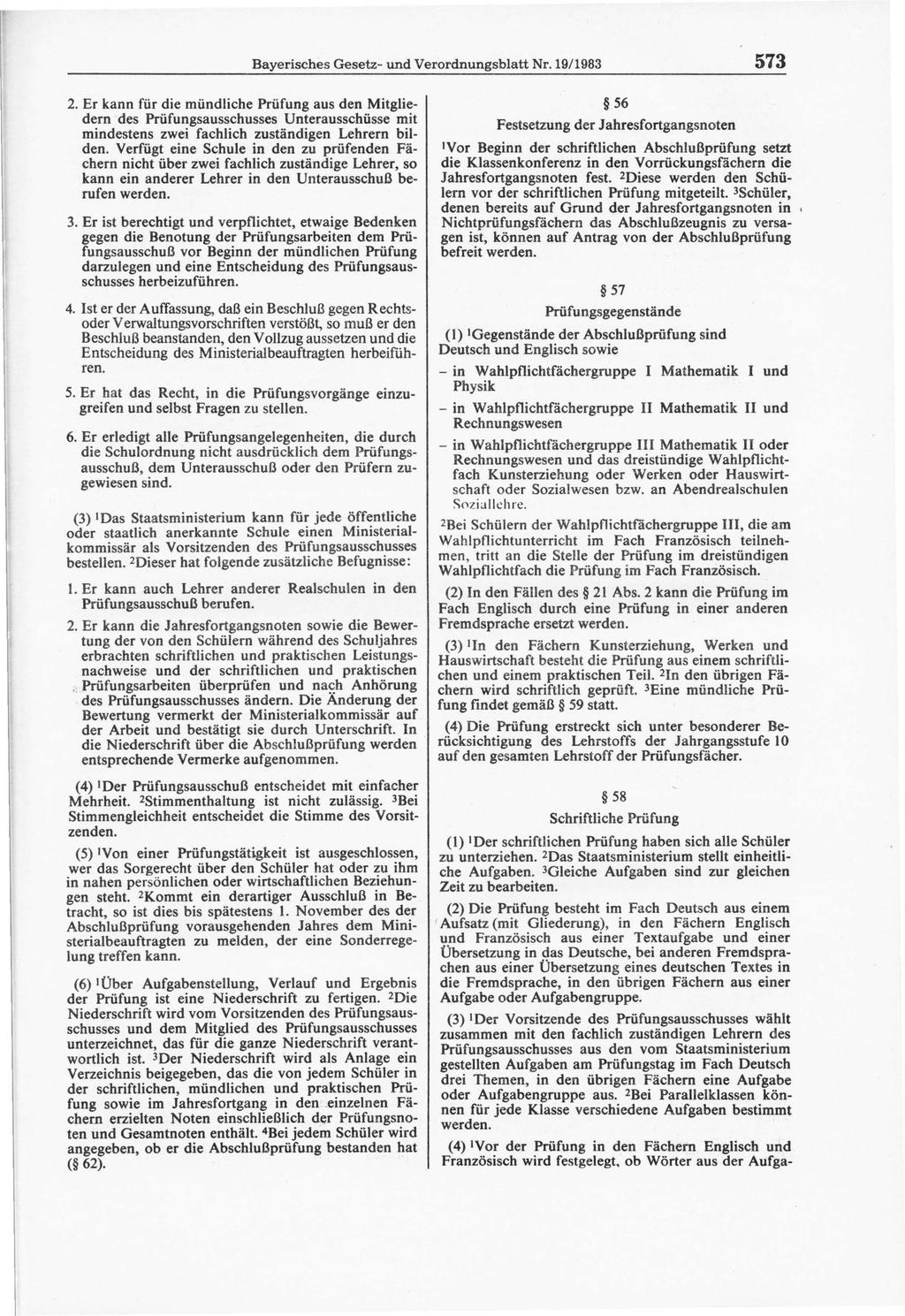 Bayerisches Gesetz- und Verordnungsblatt Nr. 9/98 57.