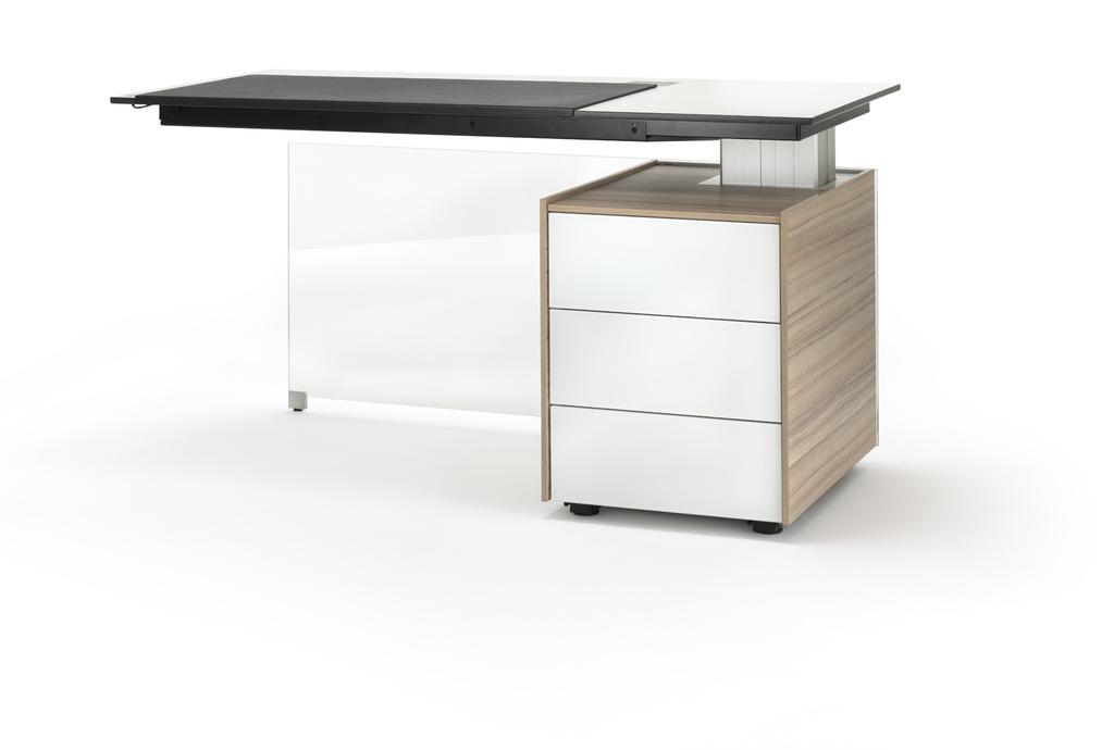 FREE DESK Hochwertiges Möbel für die persönliche, konzentrierte Arbeit im Management. Der Free Desk ist als vollwertiger EDV-Arbeitsplatz konzipiert.