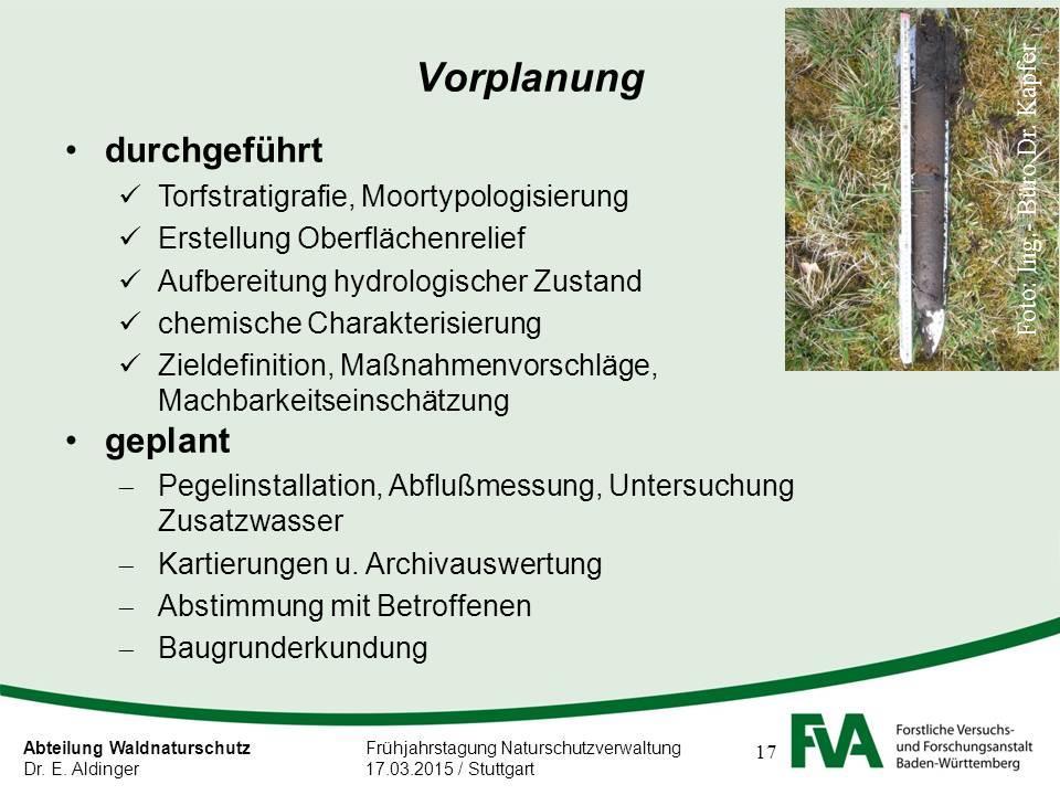 Als erstes Gebiet bearbeiten wir das Moor Saßweiher auf Gemarkung Gaisbeuren bei Bad Waldsee im FFH-Gebiet Altdorfer Wald. Das Projektgebiet ist Schonwald und gleichzeitig Naturschutzgebiet.