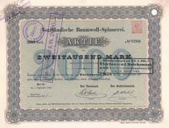 Los 1555 Schätzwert 75-150 VICTORIA Feuer-Versicherungs-AG Berlin, Namens-Actie Lit. A 3.000 Mark 23.6.