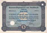 1942 Umbenennung in Bau-Verein zu Hamburg AG.