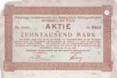 Los 214 Schätzwert 120-150 Beamten-Wohnungs-Verein zu Halle a.s. egmbh Halle a. S., 4,25 % Na.-Schuldv. 500 Mark 7.1.1913 (R 10) VF+ Nur 3 Stück lagen im Reichsbankschatz.