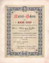000 RM Juli 1939 (Auflage 750, R 3) EF Gründung 1888 unter Übernahme der Firma Gebr. Woller in Marklissa und Bunzlau.