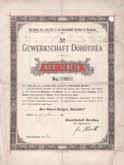 Los 626 Schätzwert 75-125 Getreide-Kreditbank AG Berlin, Aktie 100 RM Juni 1938 (Auflage 22700, R 6) UNC-EF grundlegend, als sich 1844 die (bis heute produzierende) Porzellanindustrie ansiedelte.
