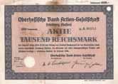 Hervorgegangen aus dem 1860 gegründeten Vorschussverein Nossen egmbh, Umbenennung 1922 in Nossener Bank AG. Durchführung von Bankgeschäften aller Art.