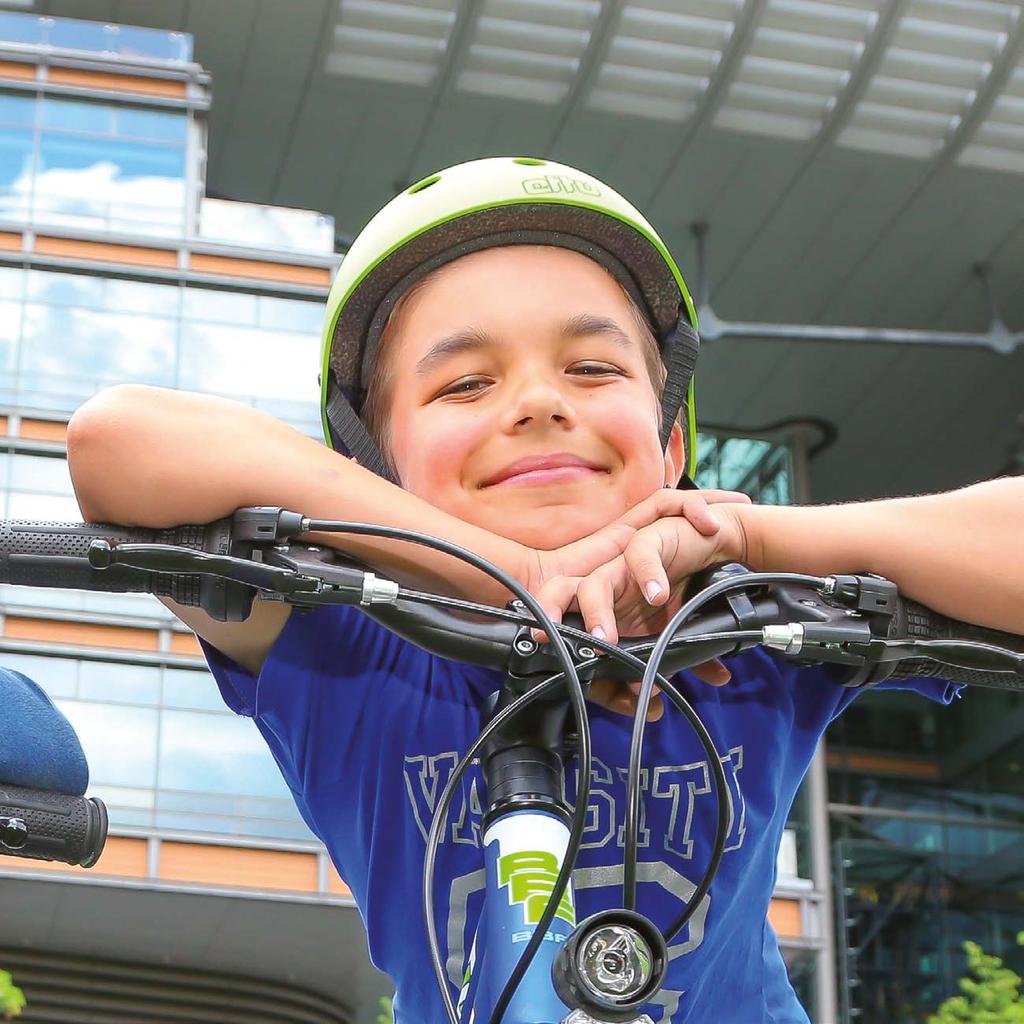 JUGEND Eine unserer Stärken ist die umfangreiche Palette für den Fahrradnachwuchs: Neue extravagante Rahmenformen unterstreichen unseren Anspruch auf hochwertige und sichere Kinder-Fahrräder in