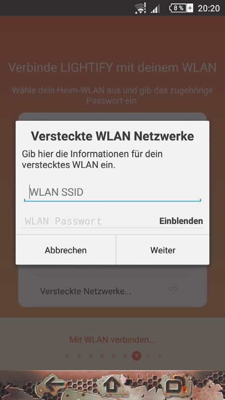 Bild 7: Das WLAN-Gateway stellt nun eine Verbindung zu Ihrem WLAN-Netz her.