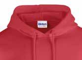 Azure Light Graphite GD058 Heavy Blend full zip hooded sweatshirt Strick-Bündchen Doppelnähte Saum und