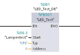 4.2 FB301 Gültigkeit Dieser Abschnitt beschreibt die Funktion des FB301 (Ansteuern aller Tasten LED s zum LED TEST).