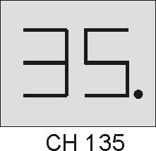 4.1. Kanalanzeige Leuchtet zusätzlich zur Anzeige der Kanalnummer ein roter Punkt neben der Anzeige der Kanalnummer auf, so ist die Nummer des Kanals um den Wert 100 zu erhöhen: 35 entspricht Kanal