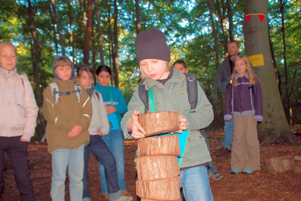 Das waldpädagogische Konzept der Wald schulen und des Lehrkabinetts der Berliner Forsten Die waldpädagogischen Veranstaltungen in den Waldschulen sind so konzipiert, dass die Kinder dabei unterstüzt