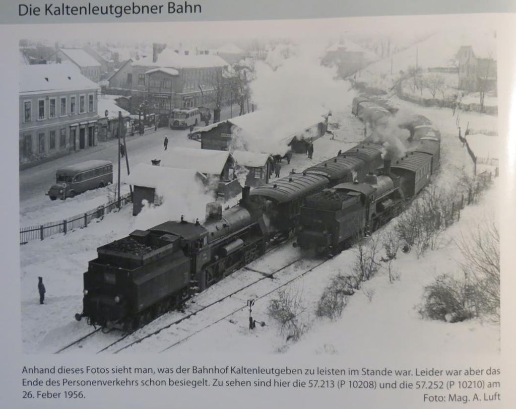 Flügelbahn der Südbahn von Liesing bis Kaltenleutgeben, jetzt
