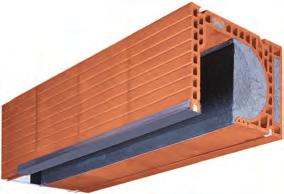 Betonaufnahme Beste Putzträger-Eigenschaften durch homogene Ziegeloberfläche Mit beidseitiger Mauerauflage von 6 cm für Elektro-Antrieb und