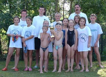 Abteilung Schwimmen Erfolgreiches Jahr für die Schwimmabteilung Das Jahr 2002 neigt sich dem Ende zu und der wahrscheinlich letzte Wettkampf des Jahres, das Kreisnachwuchsschwimmfest am 27.