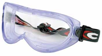 14 GOGGLE SOFYTOUCH Vollsichtbrille aus weichem PVC mit einer vollständigen Fassung für hohen Tragekomfort.
