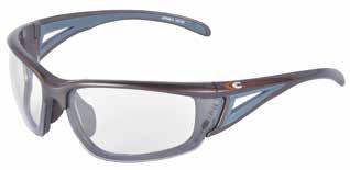 3 ARMEX 8-Punkt-Rundung Schutzbrille mit uneingeschränktem Sichtfeld. Sportlicher Stil, leichtes und flexibles Design. Rahmen aus Nylon mit einer besonderen, einhüllenden Form.
