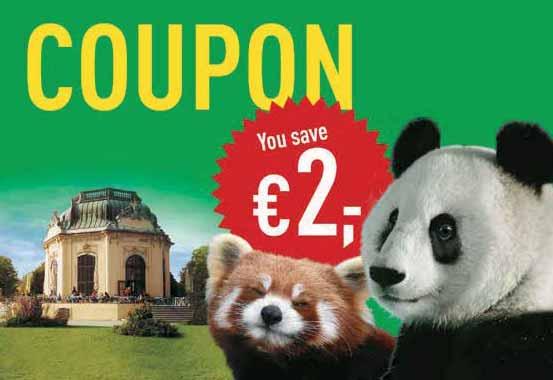 for discounted admission to the Schönbrunn Zoo 16.