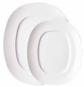 ACCENTI SHAPE / FORM / FORMA / FORME 10630 DECOR / DEKOR / DECORO / DÉCORATION 800001 white m Microwave-safe f Dishwasher safe our et plate eep oval Gourmetteller tief oval Piatto fondo ovale gourmet