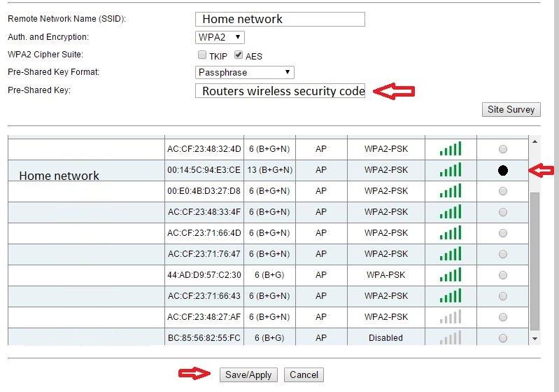 9 DEUTSCH 10. Wählen Sie das zugehörige Netzwerk, mit dem Sie verbinden möchten, im Select -Feld aus. 11. Ihr Router WiFi-Netzwerk-Name wird im Netzwerknamen (SSID)-Feld angezeigt. 12.