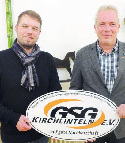 Thorsten Bock (Luttum) ist der alte und neue Vorsitzende der Gemeinschaft der Selbstständigen und Gewerbetreibenden in der Gemeinde Kirchlinteln (GSG).
