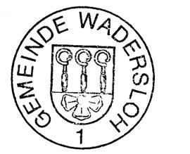 - 2-1 Name, Bezeichnung, Gebiet Die Gemeinde Wadersloh umfasst 11.703 ha. Sie besteht seit dem 1. Januar 1975 und ist Rechtsnachfolgerin der Gemeinden Diestedde, Liesborn und Wadersloh.