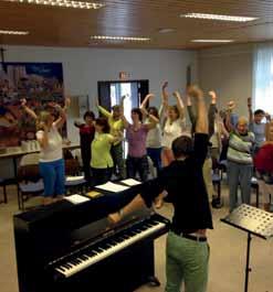 Musikwoche 2015 Freunde der Kirchenmusik suchen Sängerinnen und Sänger Vom 31. August bis 6. September findet die diesjährige Musikwoche statt, diesmal in Kooperation mit der Musikschule Bad Soden.