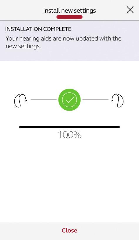 Installieren von Ferneinstellungen auf ReSound-Smart-Hörgeräten.