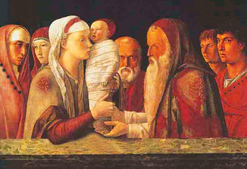 für jung und alt Darstellung des Herrn von Giovanni Bellini, 1460 1464, Galleria Querini Stampalia in Venedig Diese beiden Bilder sind nicht identisch.