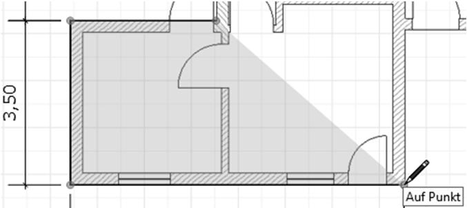 LayOut 29 Gestaltung mit LayOut Tools Als nächstes soll eine schematische Darstellung der zwei Wohnungen gezeichnet werden.