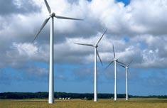 Die Kraft des Windes nutzen Windkraftanlagen liefern saubere, umweltfreundliche elektrische Energie.
