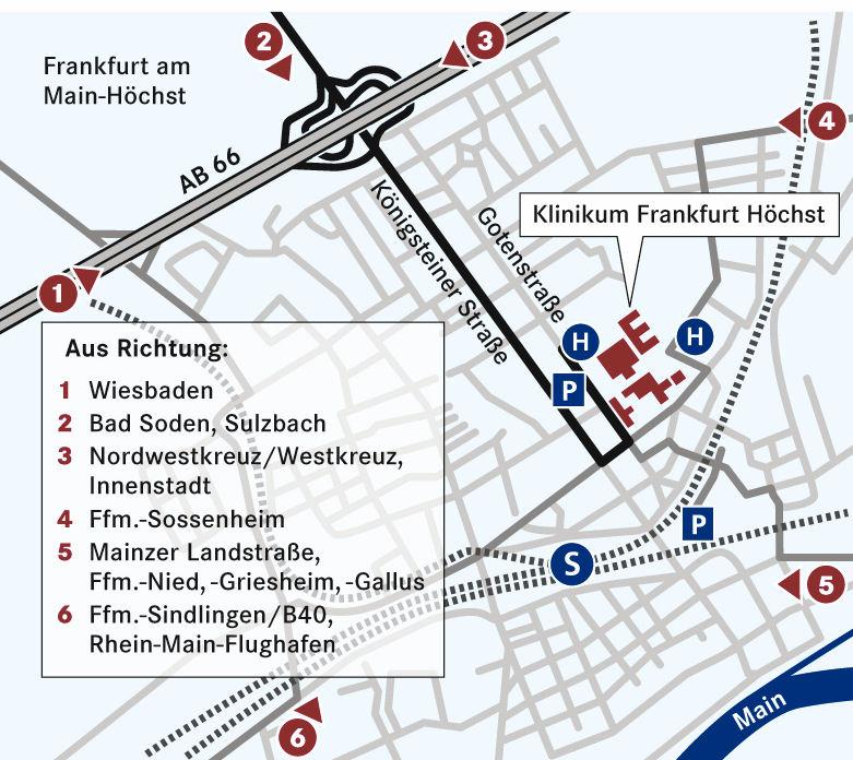 1. Lagebeschreibung Der Frankfurter Stadtteil Höchst liegt an der Mündung der Nidda in den Main, etwa zehn Kilometer entfernt vom Stadtzentrum. Der Stadtteil hat rund 14.