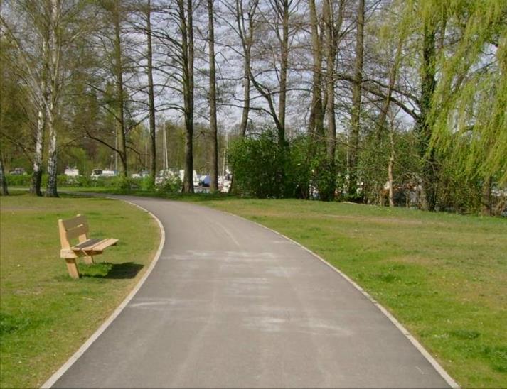 Zum Radfahren geeignete Wege/ Havel Haveluferweg in