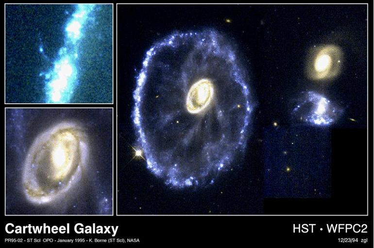 Weitere Galaxientypen Wechselwirkende