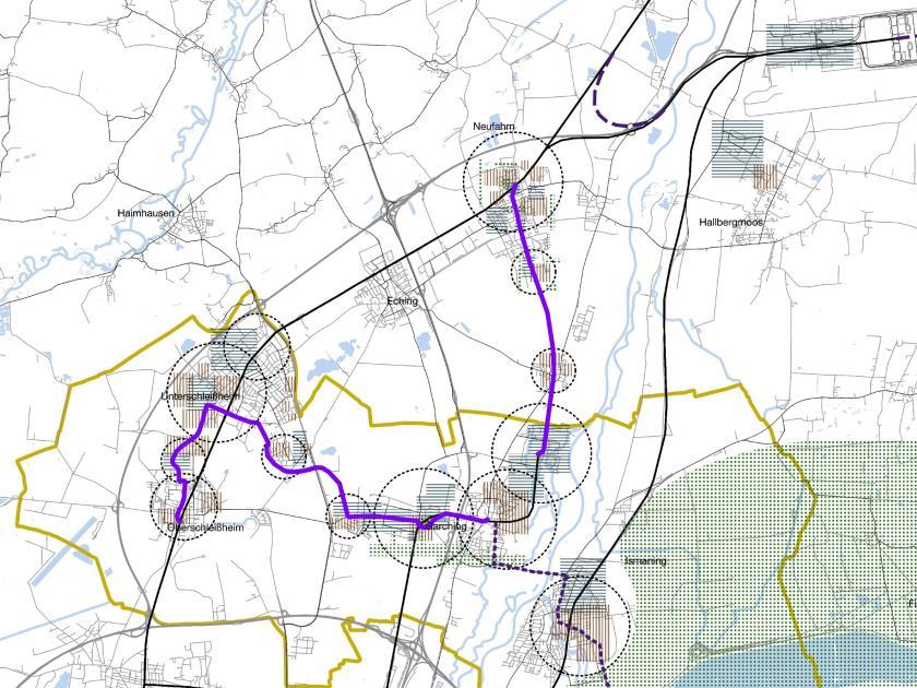 5. Münchner Norden Neue ÖPNV-Verbindung Verlängerung U6 nach Neufahrn Verlängerung der U6 nach Neufahrn Umsteigemöglichkeit zur S-Bahn in Richtung Freising und Flughafen Machbarkeitsstudie und