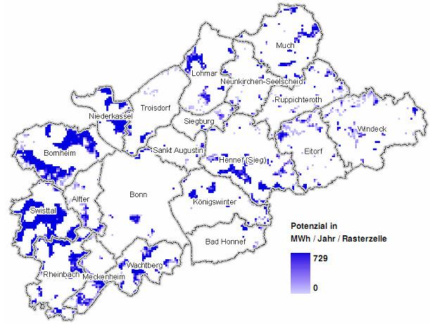 ispace führte 2006/07 eine umfassende Studie zur energetischen (Selbst)Versorgung der Region Rhein-Sieg/Bonn (Rhein-Sieg-Kreis und Stadt Bonn) durch, die große Aufmerksamkeit in der Presse und